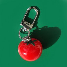 슬로우베베 에이씨 통통 토마토 키링 모형 미니어쳐 가방고리 장식 tomato keyring, 선택안함, 1개, 토마토키링