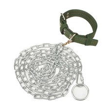 시골개 목줄 대형견 진돗개 쇠사슬 리트리버 쇠줄 리드줄, 1개, 42. 5mm 체인 5m (65-100kg)
