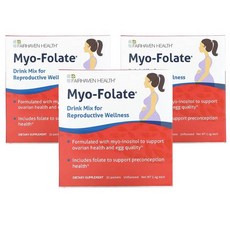 [3통기획] 페어헤븐 헬스 페어헤땡 미오폴레이트 미오이노시톨 30포 Myo Folate, 3개