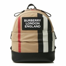 버버리 키즈 로고 아플리케 아이콘 스트라이프 백팩 8025037 SM NICO STRIPE LOGO A7026