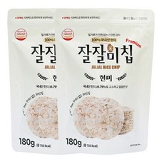 스위트영 잘잘미칩 현미 쌀과자 180g 2봉, 2개