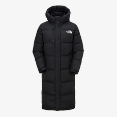 노스페이스 공용 롱 다운 패딩 후드 블랙 고 프리 벤치코트 GO FREE DOWN COAT