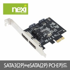 넥시 NX316 SATA3 PCI-e 2포트 확장 카드 확장카드-데스크탑용, 선택없음