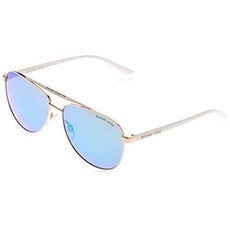 Michael Kors MK5007 104525 Rose Gold White Hvar Pilot Sunglasses Lens