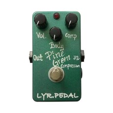 LYR 페달 LY-ROCK 기타 압축 클래식 그린 이펙트 트루 바이패스, [01] green