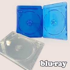 블루레이(Blu-ray) DVD공케이스 1p/2p (10장단위) 공DVD dvd케이스 공케이스, 1P 투명 - 블루레이장