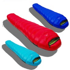 LMR 침낭 덕다운 1500g 침낭 / 국내배송 /백패킹침낭, 블루