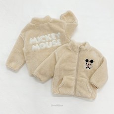 YOOL 미키 후리스 점퍼