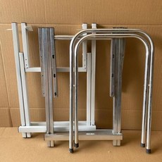 접이식 테이블 다리 프레임 식탁 부품 52-72CM X자 U자, 접이식 높이 52