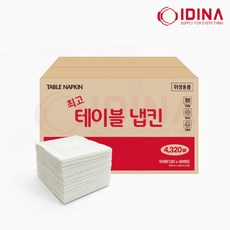 테이블 냅킨 4320매 2겹 식당 업소용 티슈, 1개