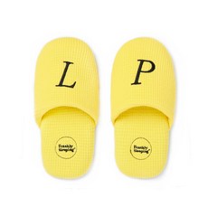 프랭클리 슬리핑 Cool-Waffle Unisex Home Office Shoes - Lemon