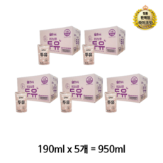 총각네 흰강낭콩 두유, 950ml, 40개