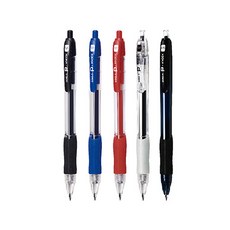 동아 피노크 볼펜 P 노크 투명 0.5mm 흑색, 10개 - pqiairpen