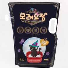 모래요정 먼지 제로 강력한 응고의 깨끗한 와이오밍 벤토나이트 고양이 모래 8kg, 1개