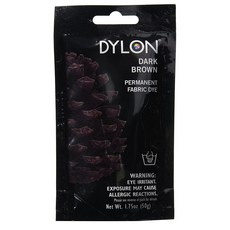 Dylon 다이론 패브릭 섬유 염색약 Dark Brown 50g