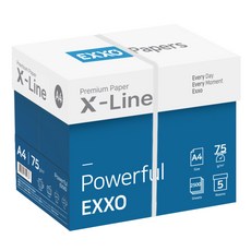 엑소 엑스라인 A4 복사용지(A4용지) 75g 2500매 1BOX, 단품