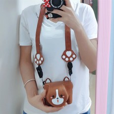 Loyal Dog M50 Canon M2 Camera Bag 200D Leather Case M100 Sony A6000 Corgi M6 Second Generation Dog H, 12 Fuji XA7 / 5 / 3 / 2 / 20 / 30 (15-45) 숏 프리 52mm Corgi 커버