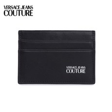 Versace 베 르 사체 VERSACE JEANS COUTURE 20 봄 여름 남녀 소 가죽 카드 케이스 블랙 E3YVPA 7 71431 899