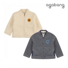 아가방 프랑베이직후리스점퍼 IVORY GREY 01M755092