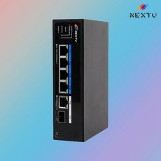 이지넷유비쿼터스 NEXTU POE3411GDT-BT90 스위치허브 6포트