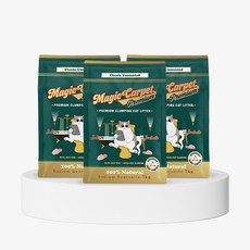 매직카펫 프리미엄 7kg 10kg 먼지없는 벤토나이트 모래, 02.프리미엄 7kgx2개, 2개