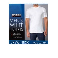 코스트코 커클랜드 남성 면 라운드 티셔츠 6매 (S M L XL) 레이어드 무지 면티 티셔츠
