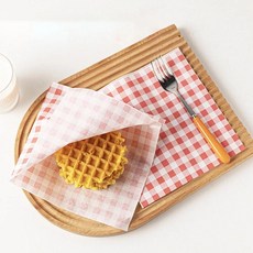 샌드위치 햄버거 프라이 베이킹 오일 페이퍼 포장 코팅 그리스 박, 1개