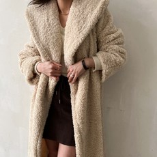 [난닝구]칸오미 뽀글이롱코트