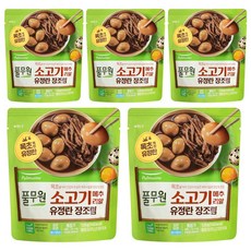 풀무원 소고기 메추리알 유정란 장조림, 125g, 5개