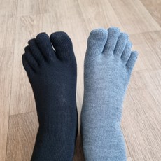 맘리스 빠른 땀흡수 남성 발가락 양말 5켤레