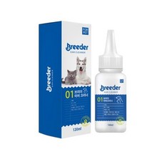[에이치플러스몰] 귀세정제 이어 크리너 120ml 펫귀관리 귀청결 귀청소, 1개, 상세 설명 참조