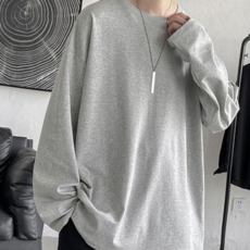 남여공용 커플 무지 레이어드 긴팔 데일리 티셔츠 920000EA