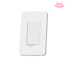 현대 국산 2구 스위치(1로) 화이트, 3개