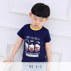 뉴타임즈10 남자 보이 반팔 순면 티셔츠 QH25 A21