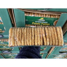 코스트코 캐빈디쉬 해쉬브라운 감자튀김 1.2kg (20개입) 아이스박스 포장발송 드라이아이스 추가포장 (하절기에는 필수 추천)/ 해시브라운 포테이토 패티, 1개