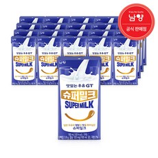 맛있는 우유 GT 슈퍼밀크 멸균우유, 190ml, 21개