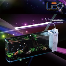 LEO Q550(화이트) 일체형 슬림 수조/어항