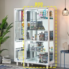 퍼니처스마트 에버딘딜럭스 5칸 800 장식장, 화이트