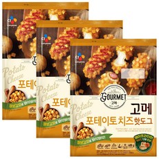 CJ제일제당 고메 포테이토치즈 핫도그 400g, 3개