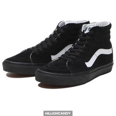 남녀공용 반스 스케이트 하이 블랙 검흰 VN0A4BV618L 화이트 스웨이드 SK8-HI 스니커즈