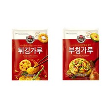 [GM마켓] 백설 부침가루/튀김가루 1kg, 부침가루100g