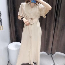 해외직구 신 여름 자라 ZARA COS 가벼운 고급스러운 고급 감이 얇은 중간 길이 여성 기질 안감여름방학 정유미 나혼산 한혜연 진 전소미 원피스-46817