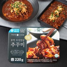 마마쿡 불향숙성양념 국내산 주꾸미볶음 220g x 4팩, 단일상품/단일상품