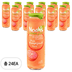노아 핑크 자몽주스, 24개, 260ml