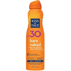 내 얼굴에 키스 내 벗은 쉬어 에어 스프레이 선 스크린 SPF 30 6 온스