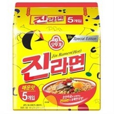 오뚜기라면-진라면매운맛(5봉)