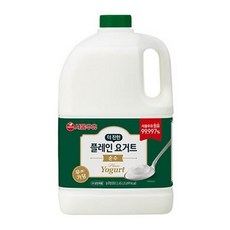 [냉장] 서울우유 더진한 플레인 요거트 순수 2.45L 2개