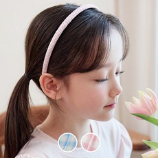 베베쥬 여아용 심플체크 머리띠 베쥬 여아용 심플체크 머리띠