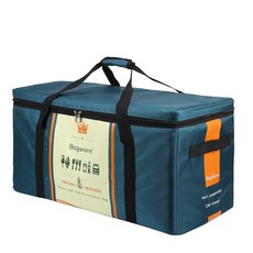 배달 가방 보냉 보온 대용량 70L 캠핑 휴대 차박 보온보냉백 94L, 5_ 50L 네이비 + 스탠드, 1개