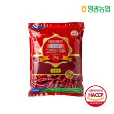 영광농협 태청마루 고춧가루 청결 보통 3kg, 1개